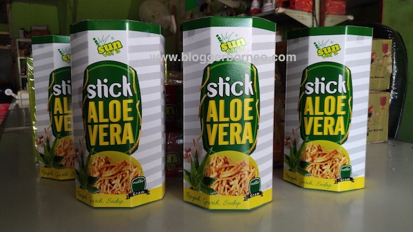 Produk Stick Lidah Buaya Pontianak Kemasan Baru