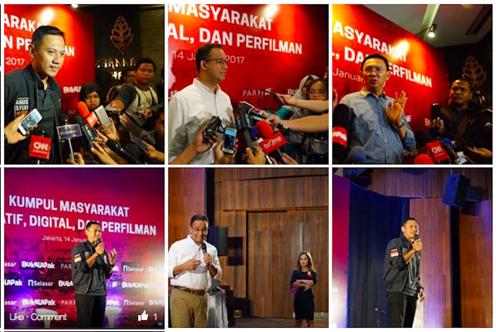Dokumentasi Event BukaLapak Terbaru dengan Para Calon Gubernur Jakarta 2017