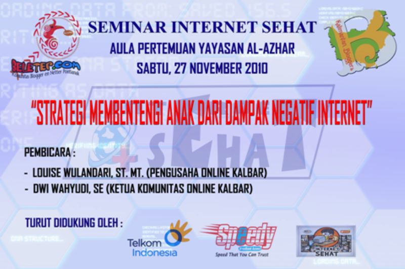 Seminar Internet Sehat di Al Azhar Pontianak 2013