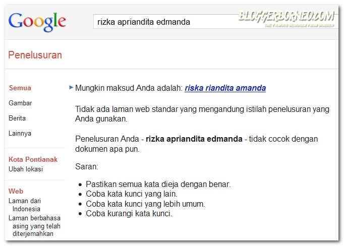 Hasil Pencarian Google Rizka Apriandita Edmanda