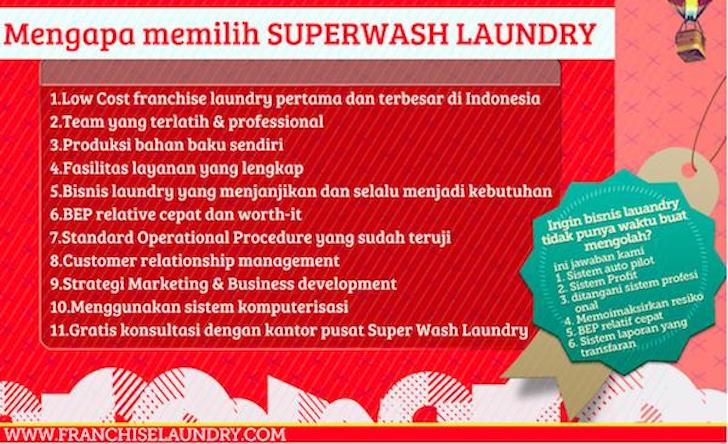 Bisnis Franchise Laundry SuperWash