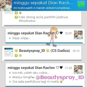 Beauty Spray Testimoni