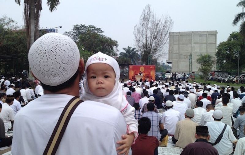 Peserta Tabligh Akbar Mari Bertaubat Pontianak dari Segala Kalangan Usia