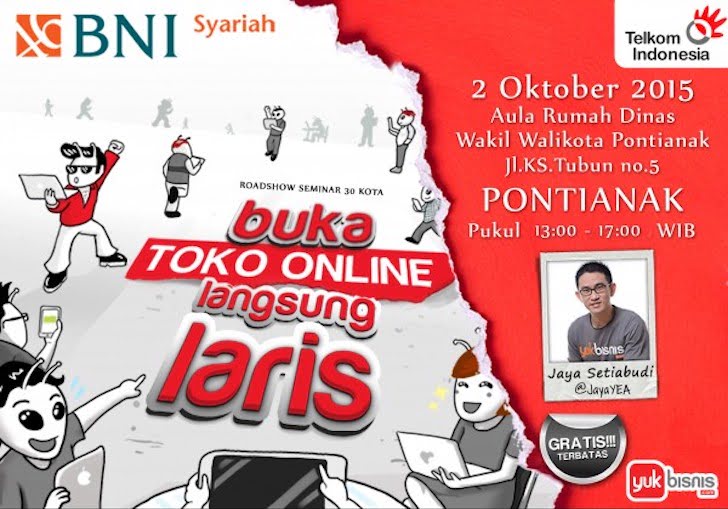Seminar Bikin Toko Online Langsung Laris Pontianak