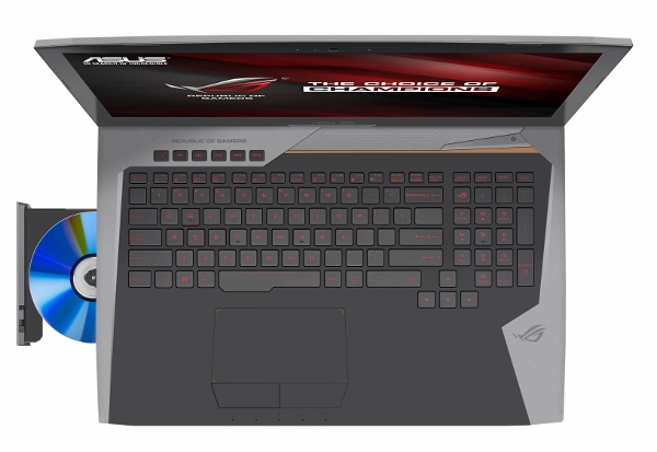 ASUS ROG G752 Tampak Atas