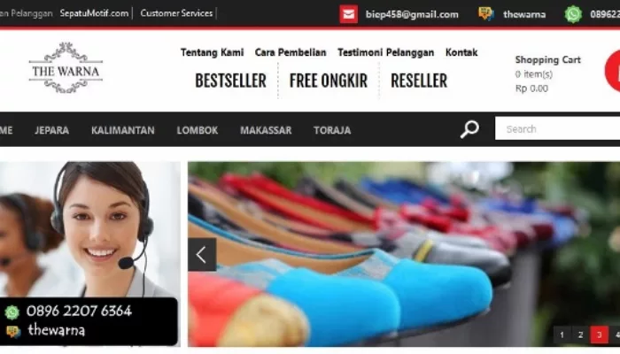 The Warna Indonesia, Brand Sepatu Motif Batik dan Tenun Indonesia