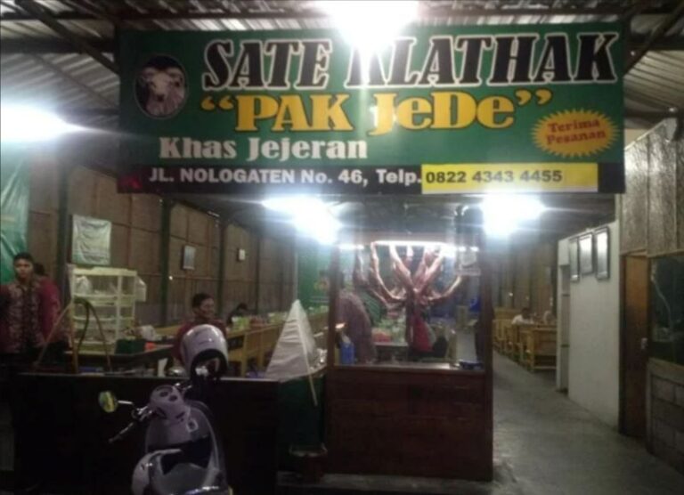 Sate Klathak Pak Jede Jogja, Kuliner Khas Terkenal Idola Founder NBC