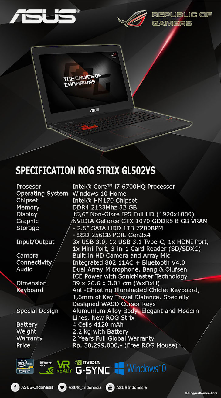 ASUS ROG GL502VS