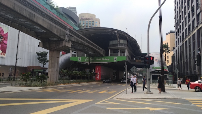 Air Asia Bukit Bintang Monorail Station