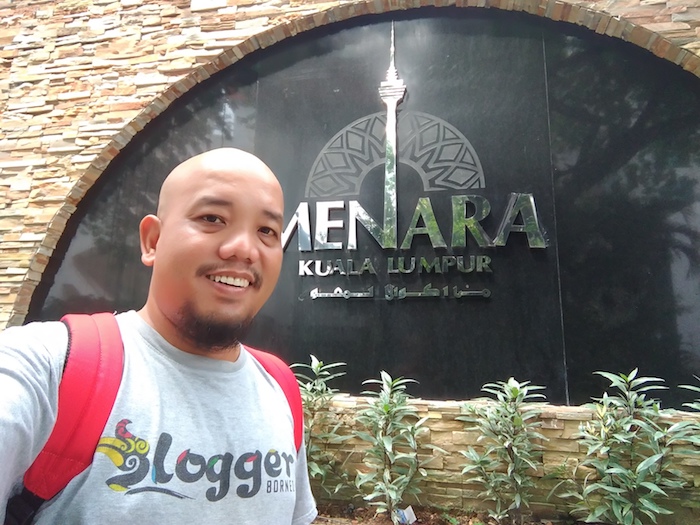 Blogger Borneo at Menara Kuala Lumpur Malaysia