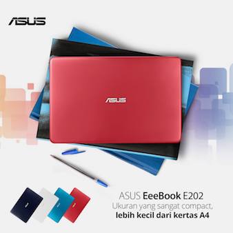 ASUS E202 - Desain Mungil Ukuran Mini