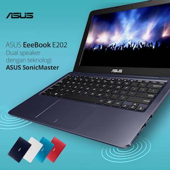 ASUS E202 - Kualitas Suara Maksimal