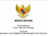 Seleksi Calon Direktur PDAM Kabupaten Sintang