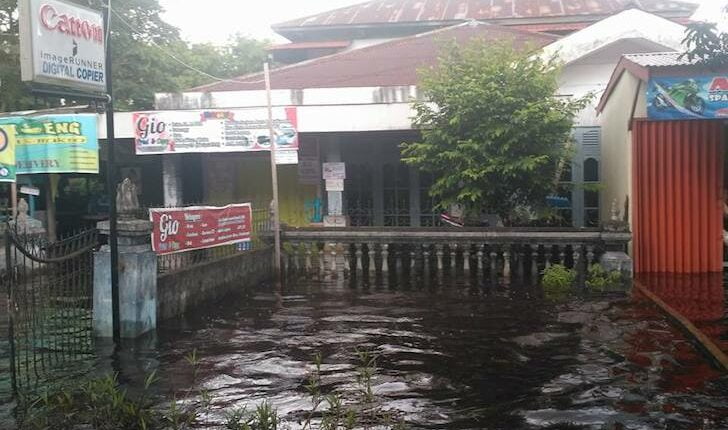 Kondisi Banjir Pontianak 14 Januari 2018