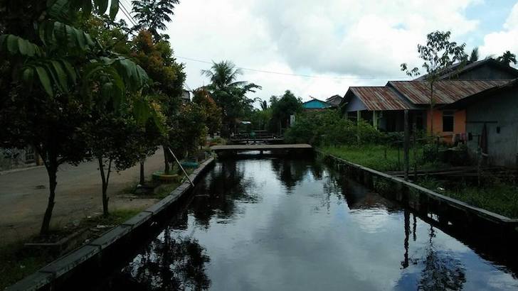 Kondisi Kawasan Sungai Putat Pontianak Utara Tidak Banjir