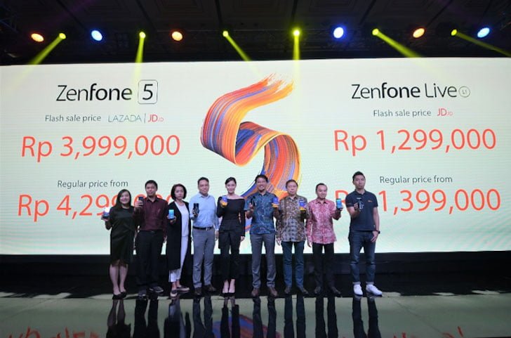 ASUS Luncurkan ZenFone 5 Series dan Live L1