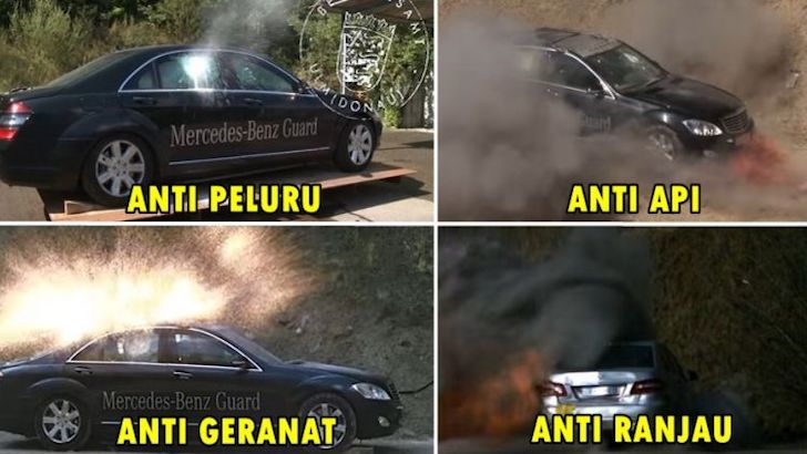 Mobil Kepresidenan Republik Indonesia Anti Peluru dan Anti Bom