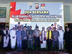 Polda Kalbar Bersama Kodam XII Tanjungpura Gelar Doa Bersama Jelang PILKADA Serentak 2018