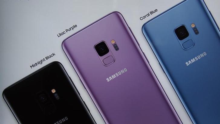 Samsung Galaxy S9 Plus Colours