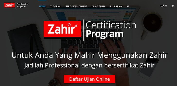 Sertifikasi Uji Kompetensi Zahir Accounting Online