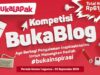 Kompetisi BukaBlog BukaLapak BukaInspirasi Berhadiah 61 Juta Rupiah