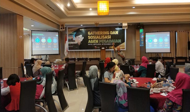 Tim PontiMarket Menjadi Narasumber Kegiatan Gathering dan Sosialisasi Agen Pegadaian Pontianak