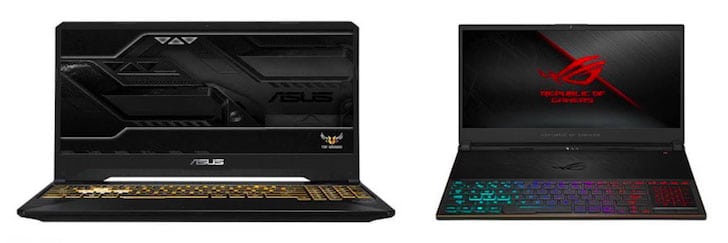 ROG Zephyrus S GX531 dan ROG Strix GL704 Scar II