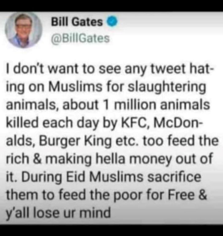 Status Bill Gates about Ied