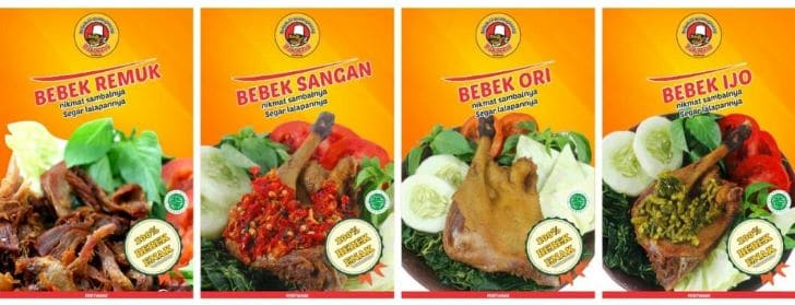 Menu Istimewa Bebek Pak Ndut Pontianak