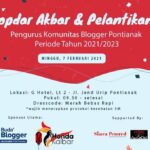 Komunitas Blogger Pontianak Selenggarakan Kopdar Akbar Perdana Tahun 2021