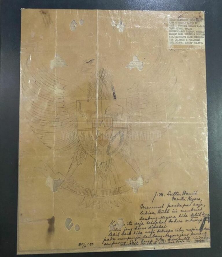 Isi Surat Sultan Hamid II kepada Wartawan Solichin Salam
