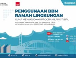 Program Langit Biru, Akan Terwujud dengan Dukungan Semua Pihak