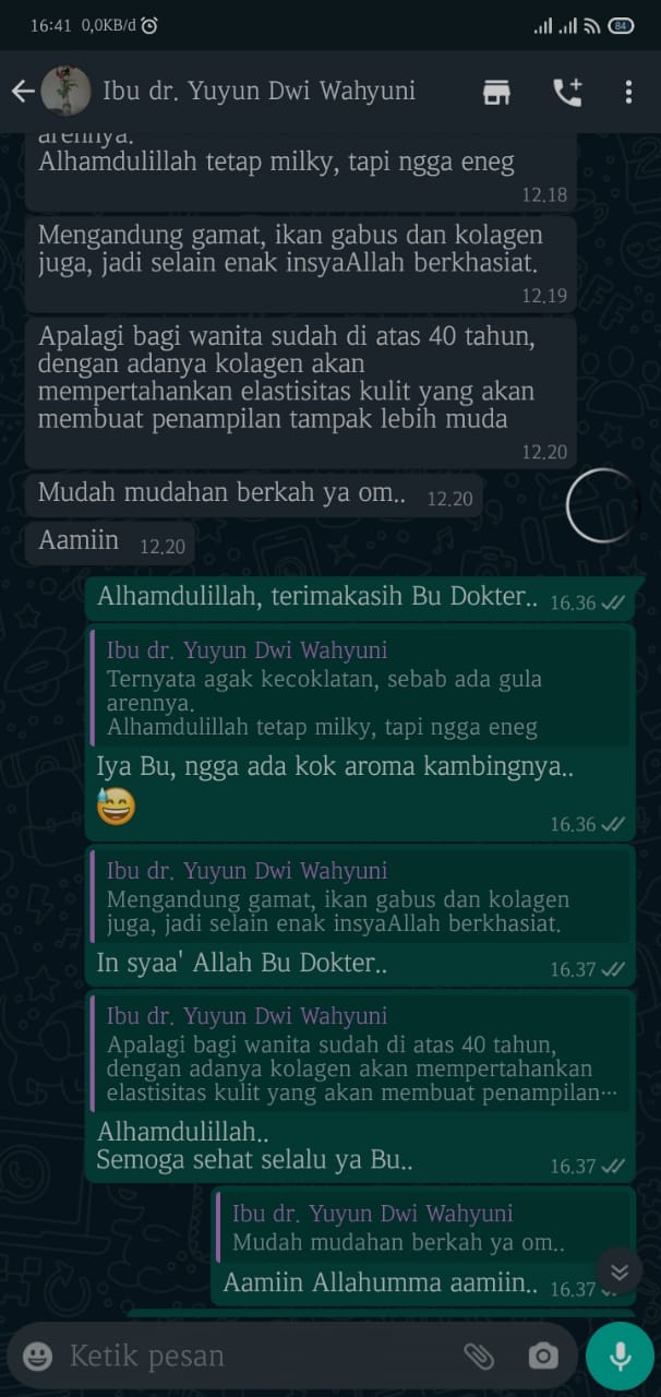 Testimoni BUGA Gold dr. Yuyun 2