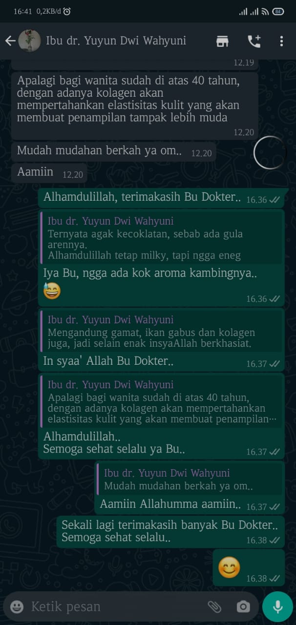 Testimoni BUGA Gold dr. Yuyun 3