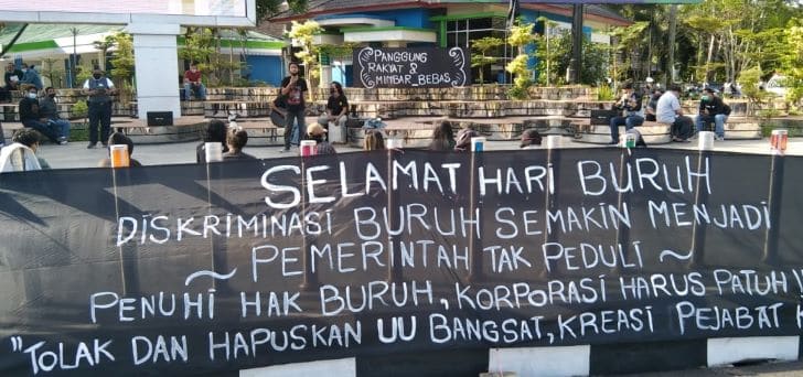 Tuntutan Demo May Day Kalimantan Barat 2021