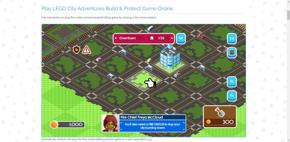 Play LEGO City Adventures Build and Protect Game Online