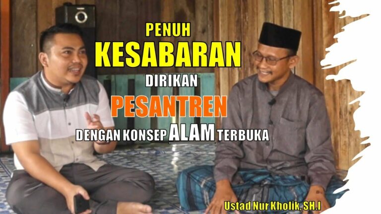 Melihat dari Dekat Pondok Pesantren di Kubu Raya dengan Konsep Alam Terbuka