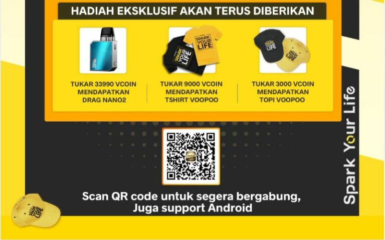 Aplikasi Khusus Pengguna, VOOPOO Club Resmi Diluncurkan di Indonesia