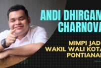 Andi Dhirgam Charnova, Mimpi Jadi Wakil Wali Kota Pontianak 2024