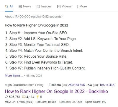 How to Rank Higher on Google 2022