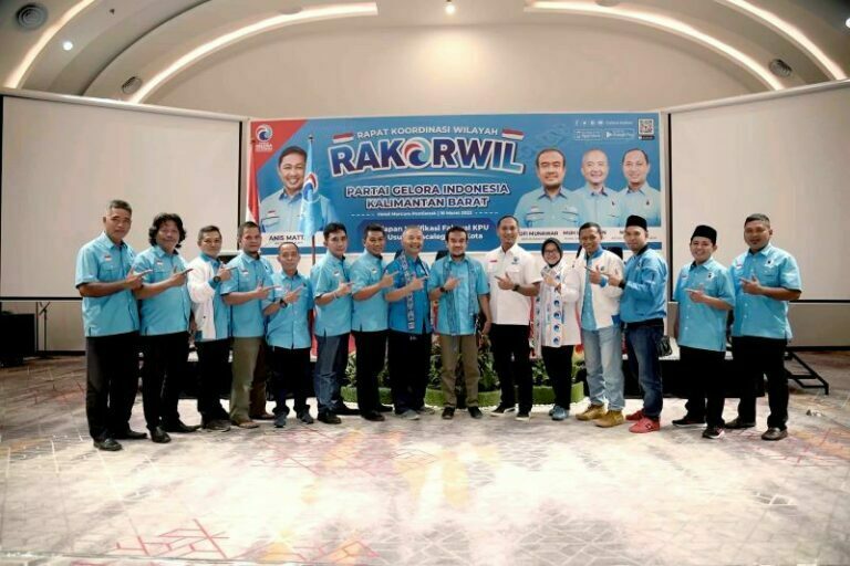 Rakorwil Partai Gelora Kalbar, Nyatakan Kesiapan Ikut Verifikasi Parpol Peserta Pemilu 2024