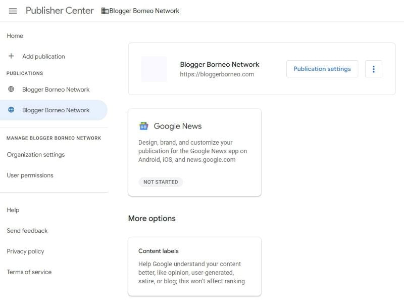 Langkah 3 Cara Mendaftarkan Blog ke Google News