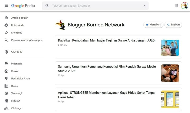 Langkah 6 Cara Mendaftarkan Blog ke Google News