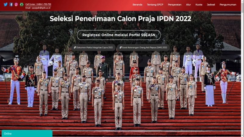 Seleksi Penerimaan Praja IPDN 2022-2023