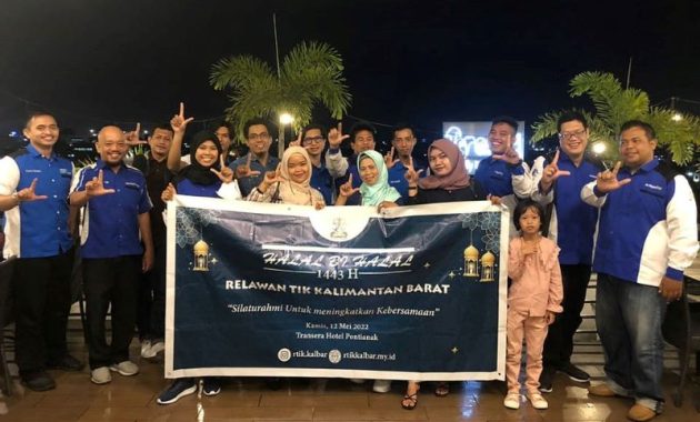 Relawan TIK Kalbar Selenggarakan Halal Bi Halal Tahun 2022 di Transera Hotel Pontianak