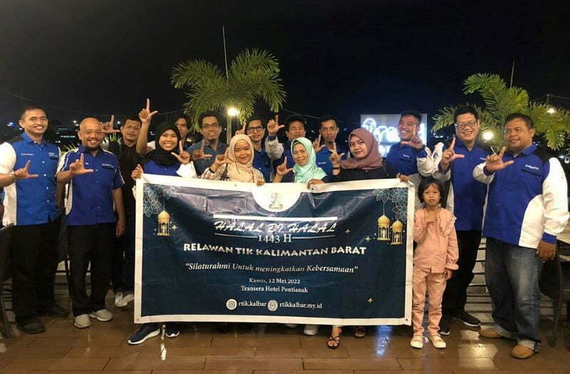 Halal Bi Halal Relawan TIK Kalimantan Barat 2022