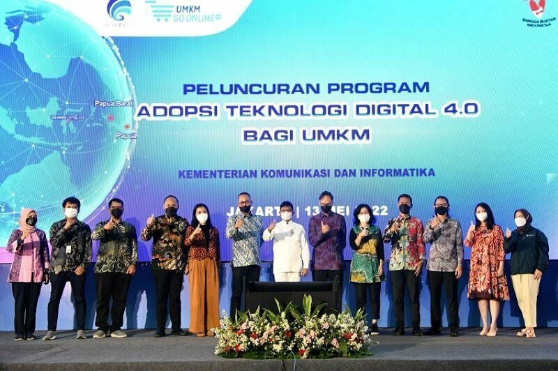 Kominfo Luncurkan Program Adopsi UMKM Go Online Tahun 2022