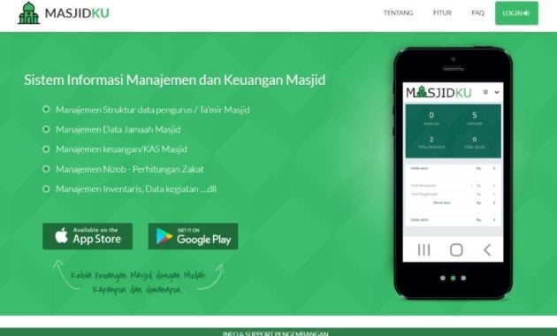 Sistem Informasi Manajemen dan Keuangan Masjid Gratis