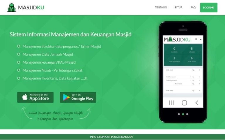 Sistem Informasi Manajemen dan Keuangan Masjid Gratis