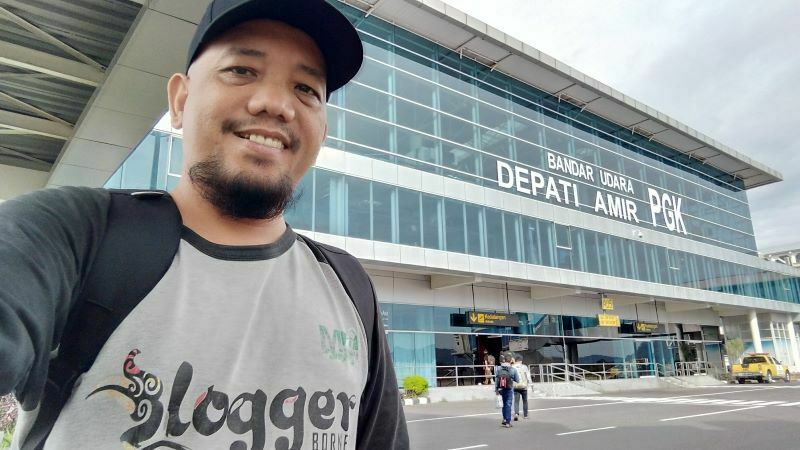 Bloggerr Borneo Mendarat di Bandara Depati Amir Pangkalpinang